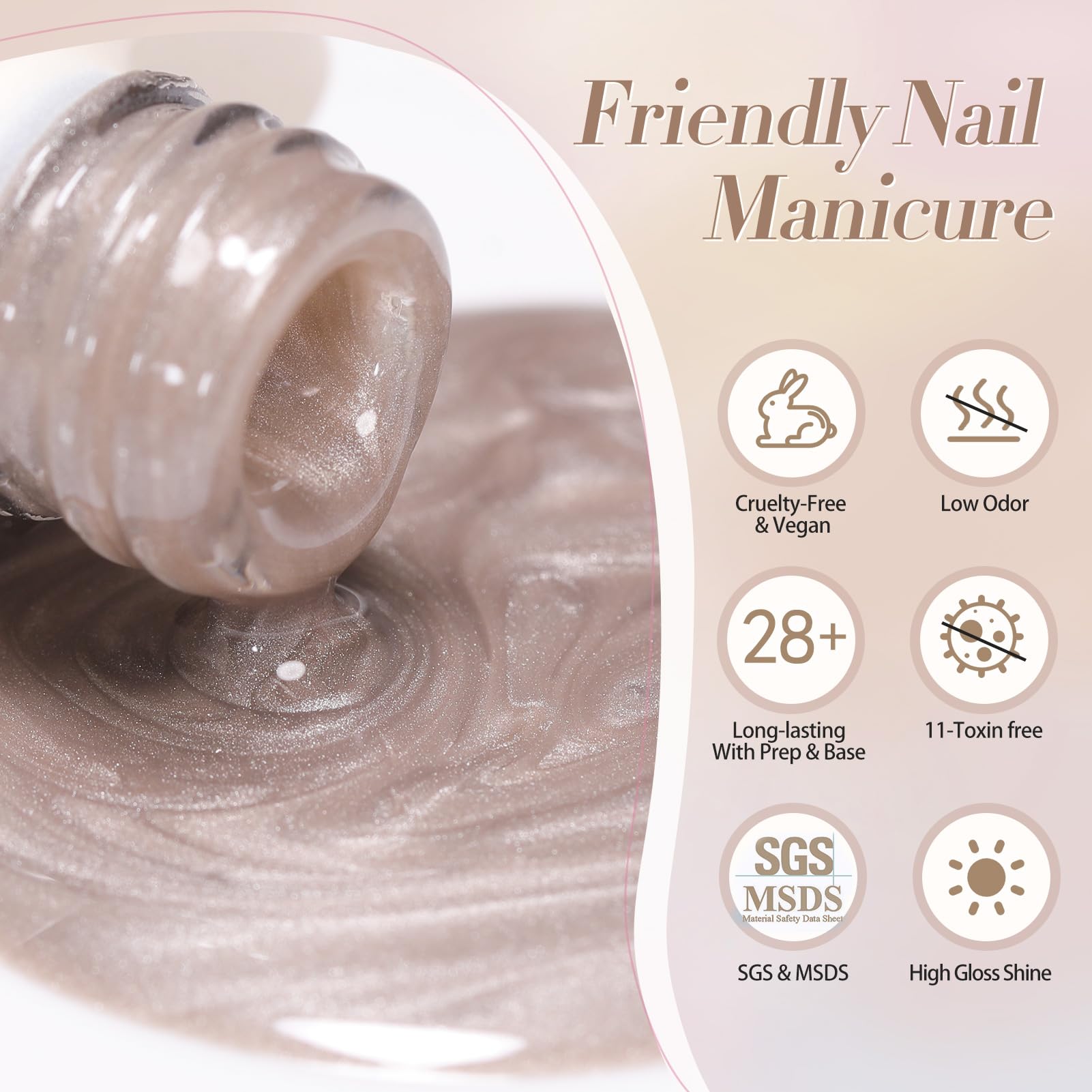 Born Pretty gel polish texture and consistency