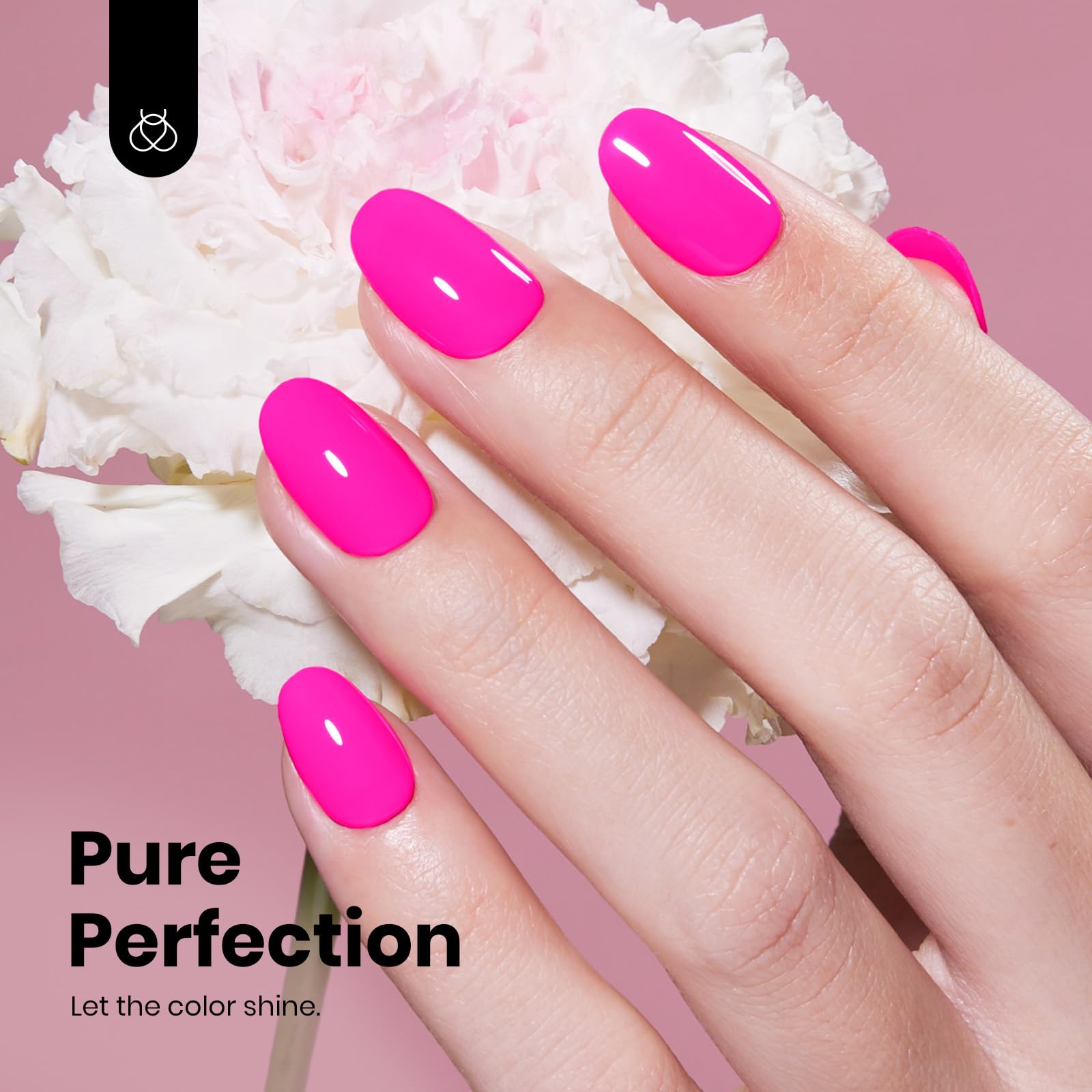 Close up of Beetles Hema Free gel polish brush applicator