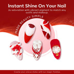 Back view of Modelones gel polish packaging showing ingredients and volume details