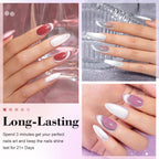 Demonstration of the cat eye magnetic shimmer effect on polished fingernails