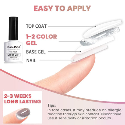 Professional nail salon quality gel polish kit packaging
