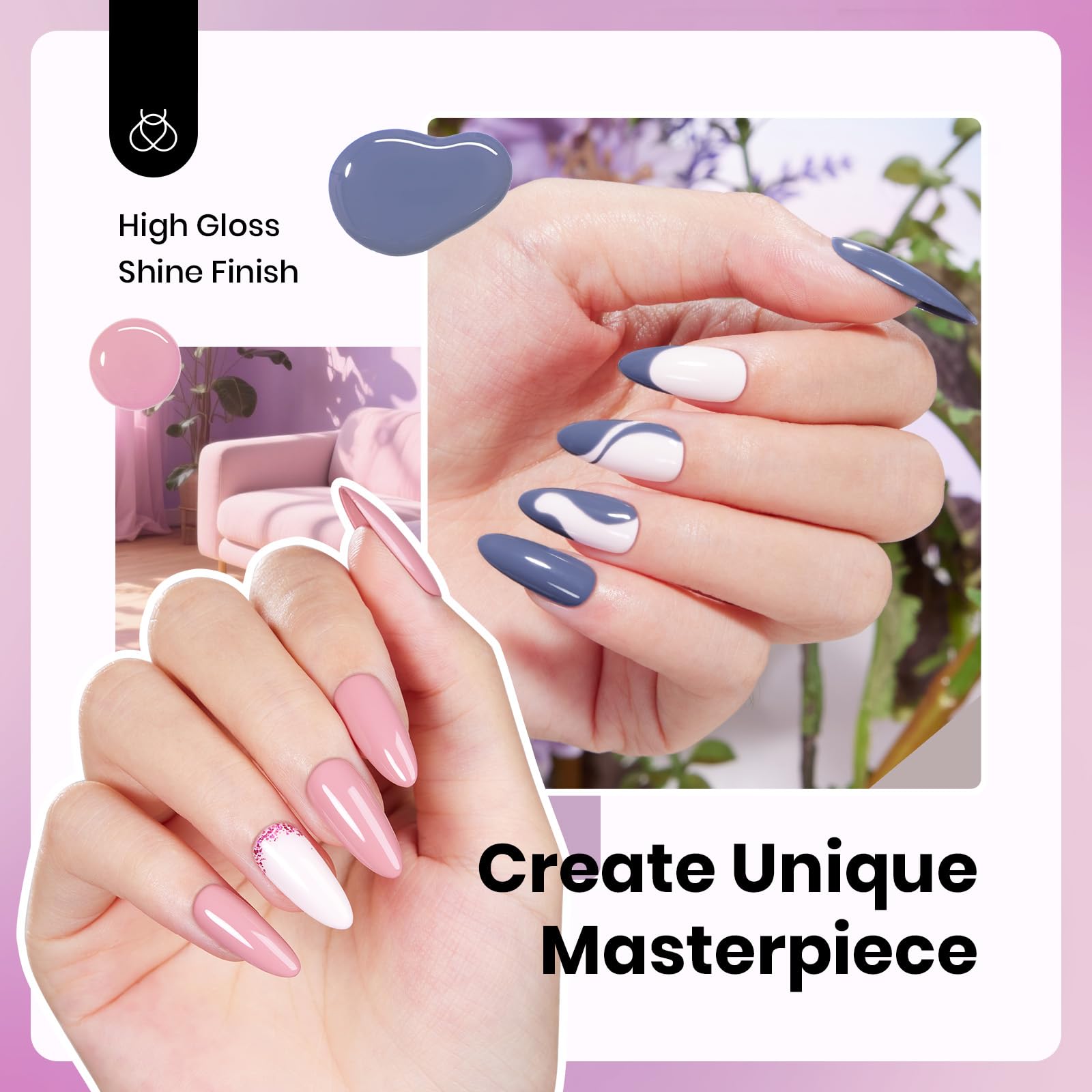 Authentic Beetles Hema Free nail polish set packaging