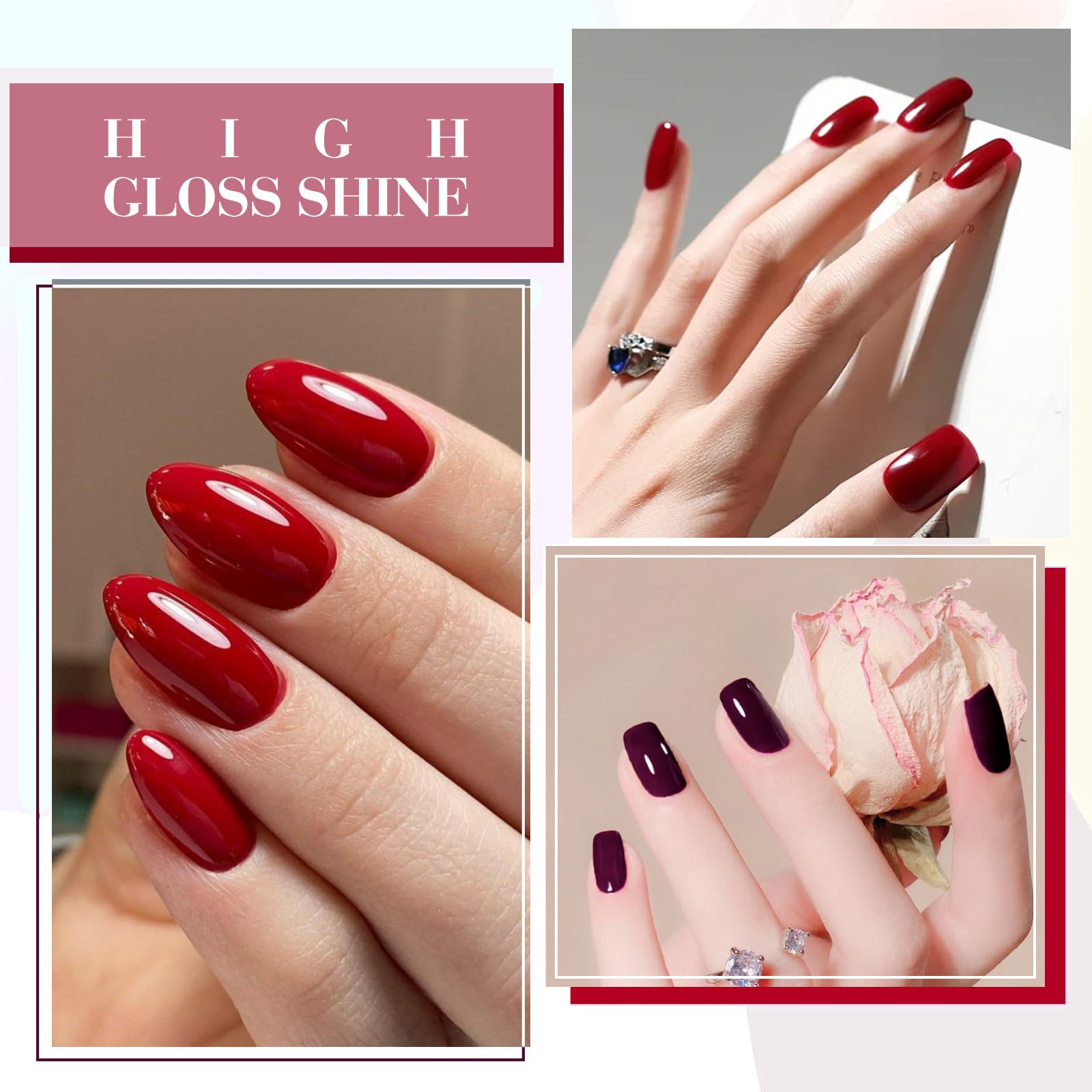 Professional Canni soak off LED nail gel kit packaging