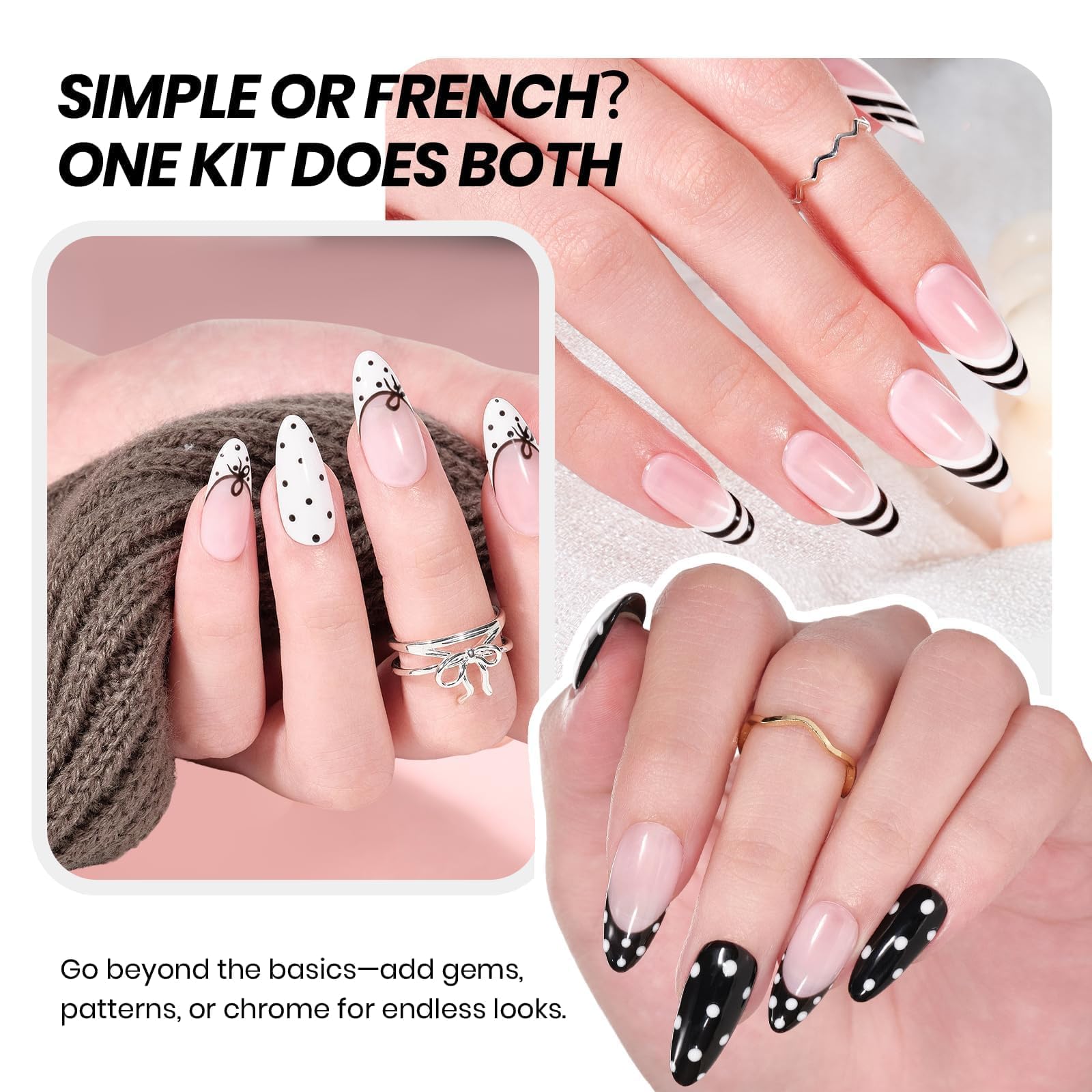 Professional manicure using Beetles Rosy Glow gel