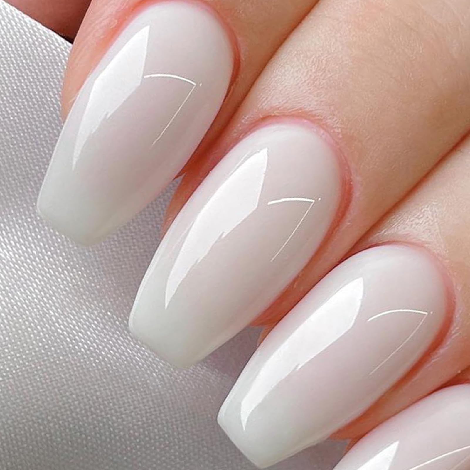 Close up of 15ml Born Pretty milky white jelly polish bottle