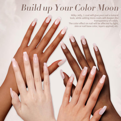 Side view of Born Pretty nail gel packaging