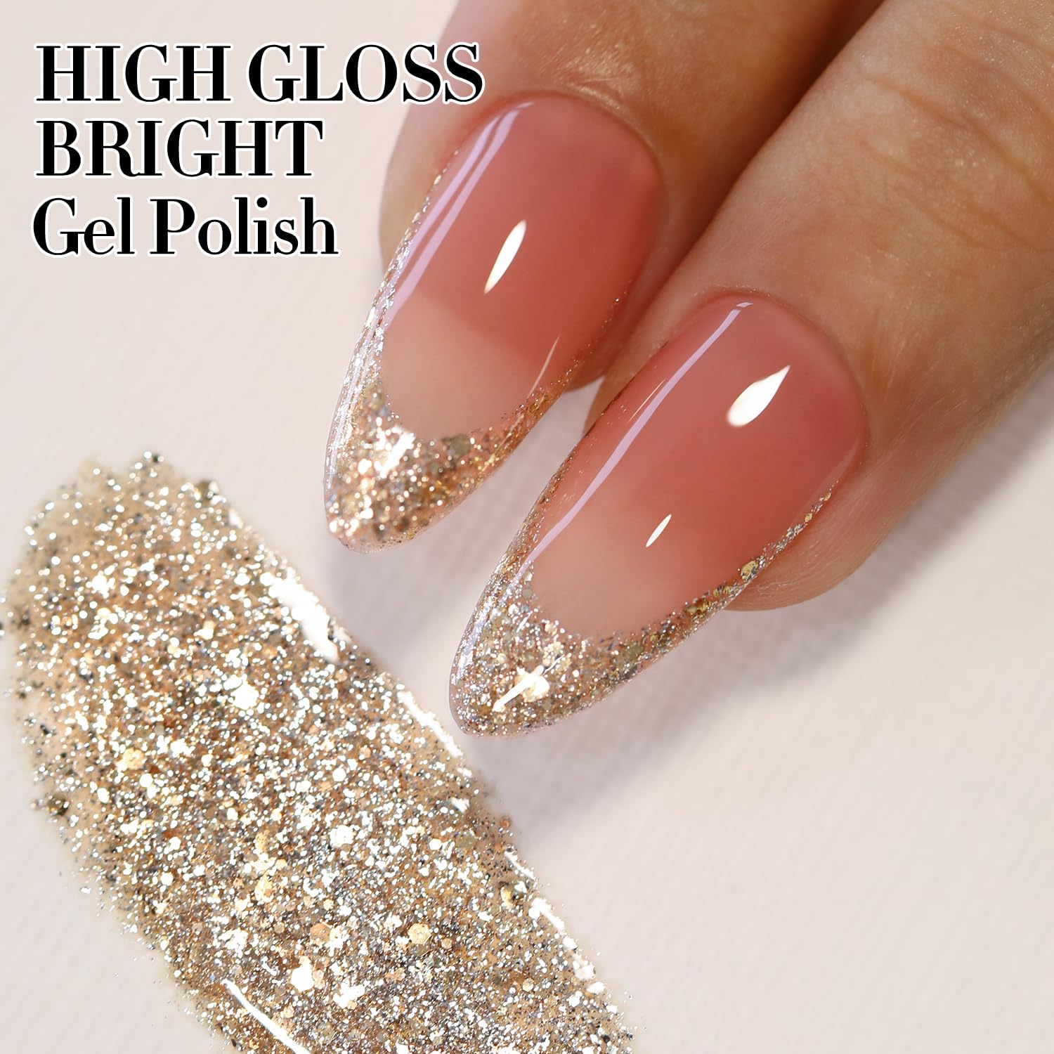 Double Rhythm gel polish bottle branding detail