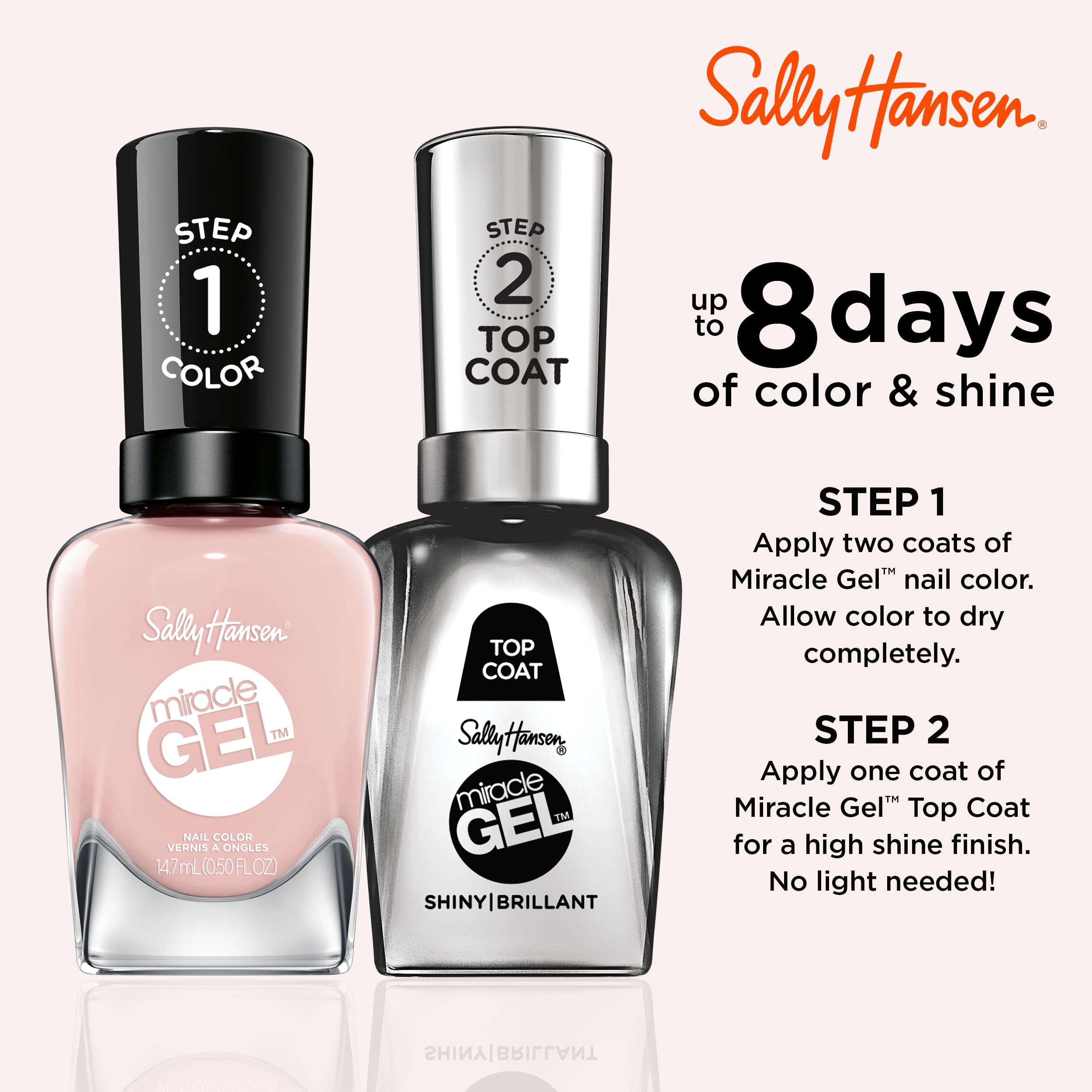 Top view of Sally Hansen Once Chiffon A Time bottle