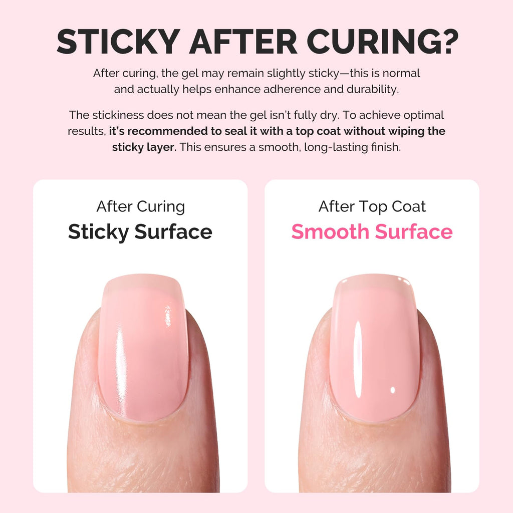 MelodySusie builder gel bottle next to UV nail lamp