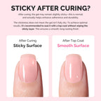 MelodySusie builder gel bottle next to UV nail lamp