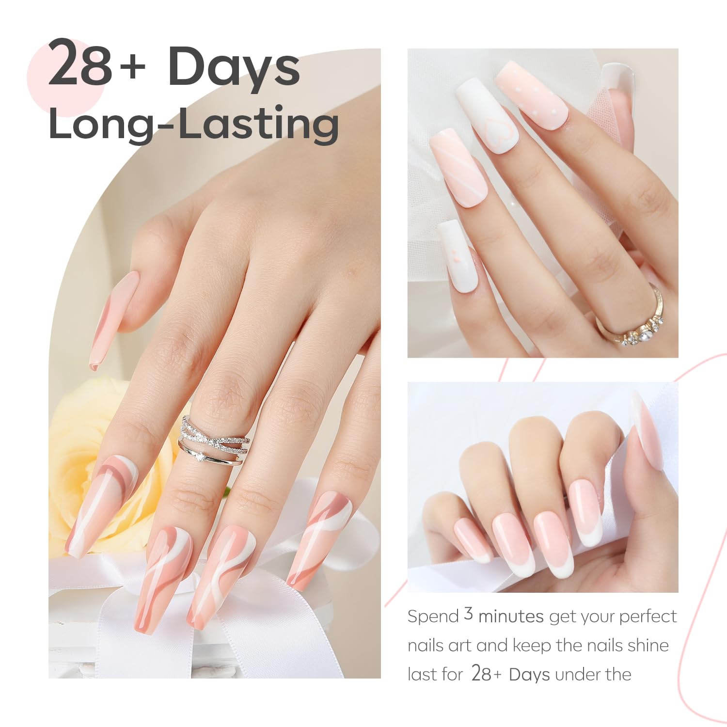 Modelones soak off gel polish set for professional home manicure