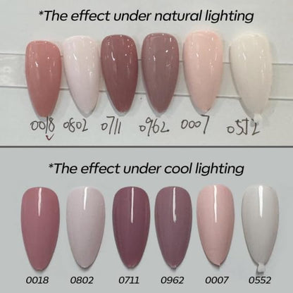 Modelones 7 milliliter gel polish bottles aesthetic display