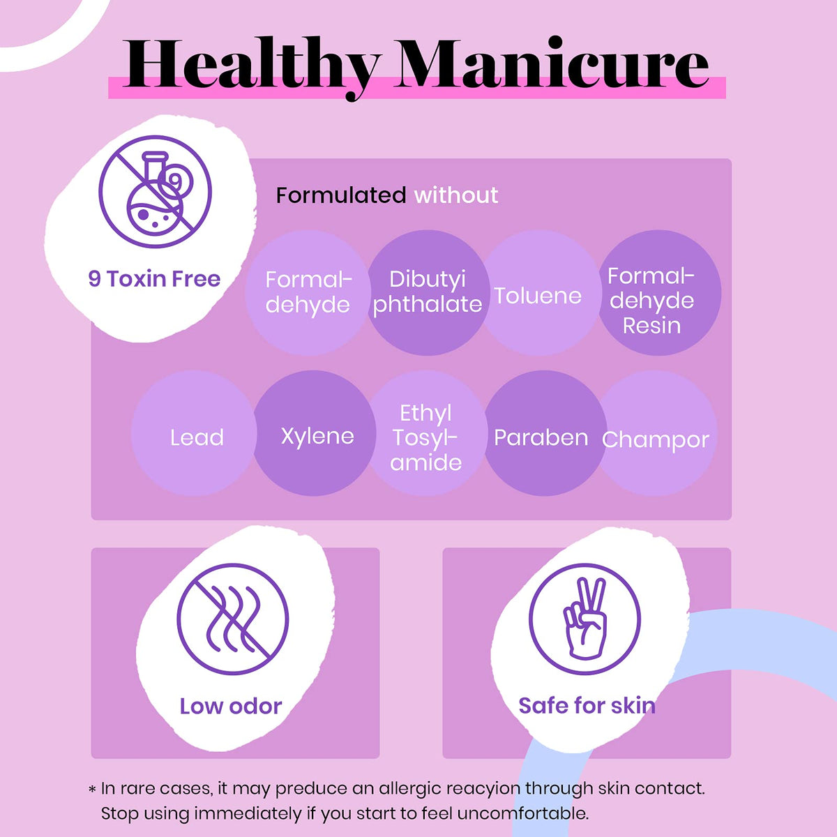 Individual 7.5 milliliters gel polish bottle detail