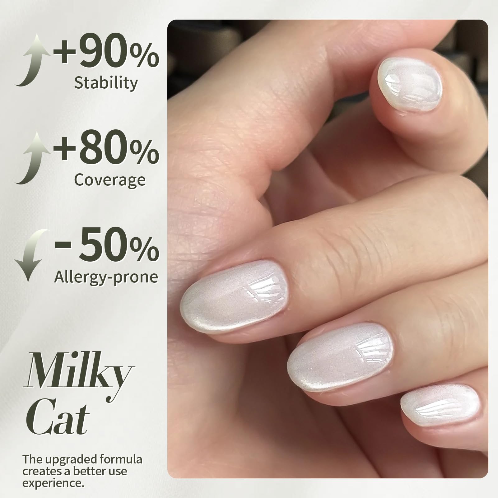 Professional manicure using Born Pretty magnetic gel polish