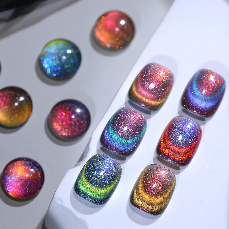 Demonstration of holographic magnetic effect on polished nails