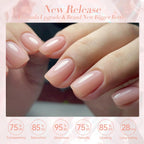 Born Pretty translucent nude gel polish bottle showing label and size