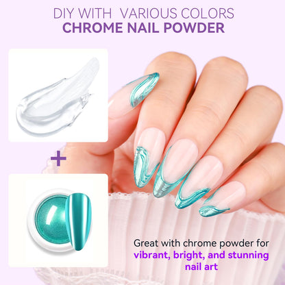 Close up of Makartt 3D gel texture for nail art