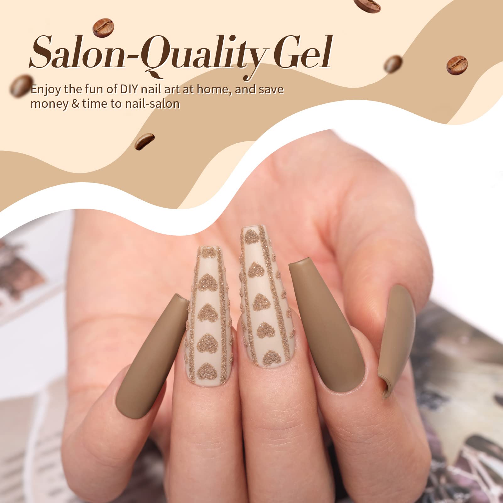 Born Pretty gel polish set packaging and bottle display
