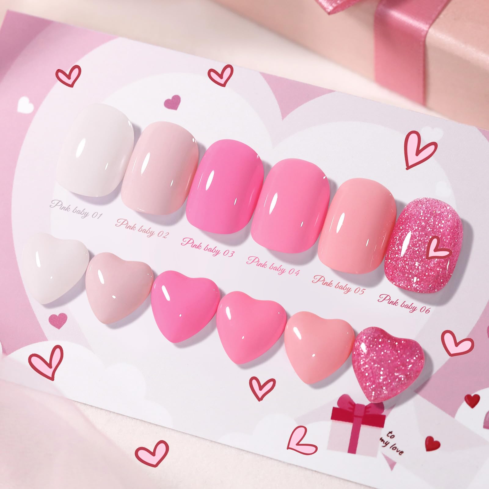 Born Pretty nude and pink gel polish kit for professional manicure
