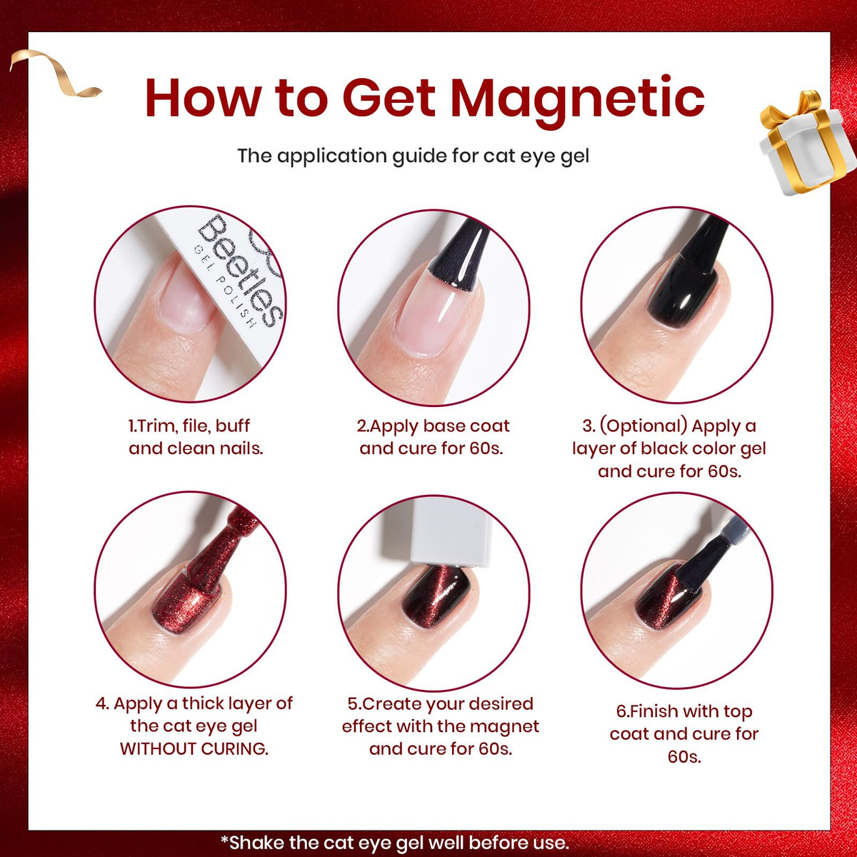 Complete manicure kit contents displayed together