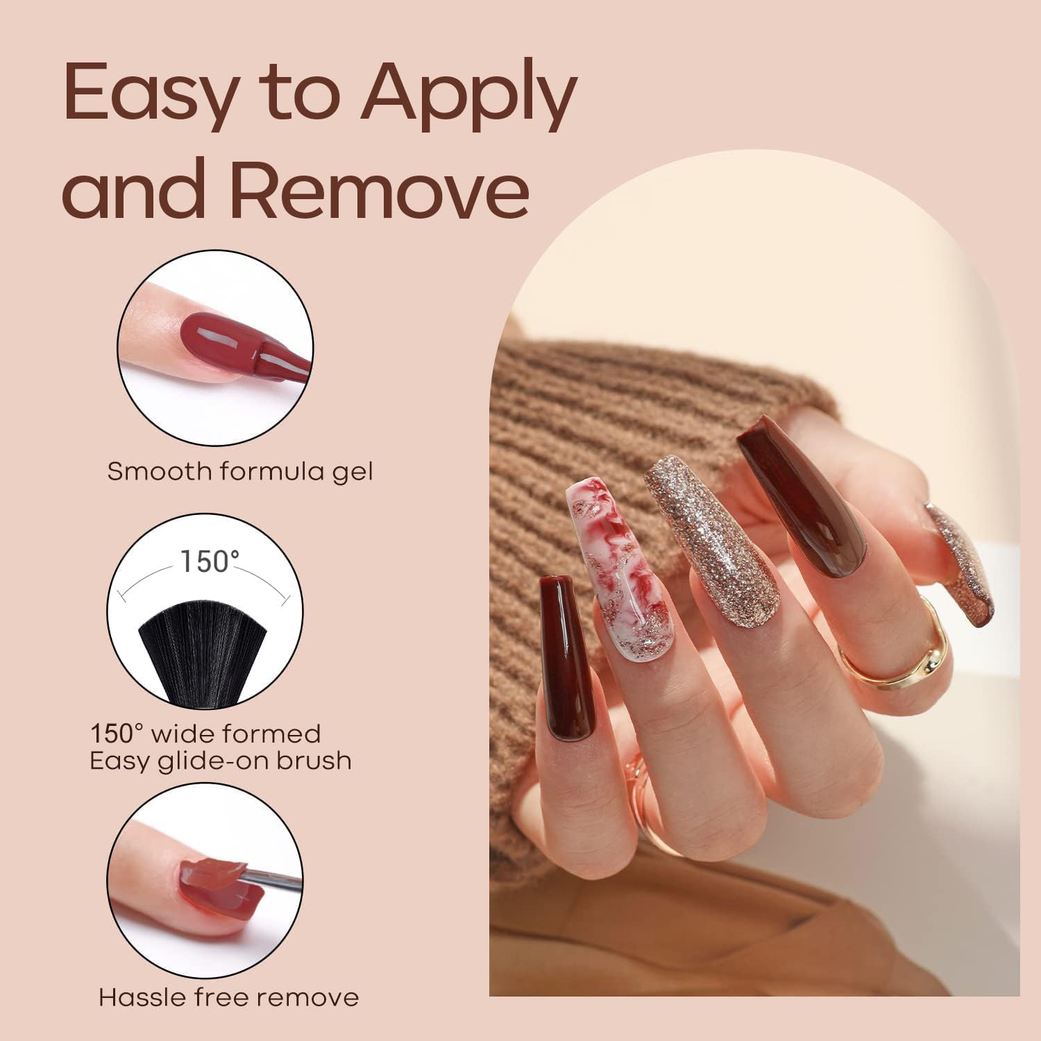 Modelones gel polish kit packaging details