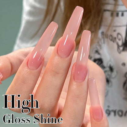 Side profile of Double Rhythm 15ml nail polish bottle