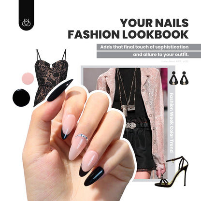 Swatches of Beetles 36 color gel nail polish set