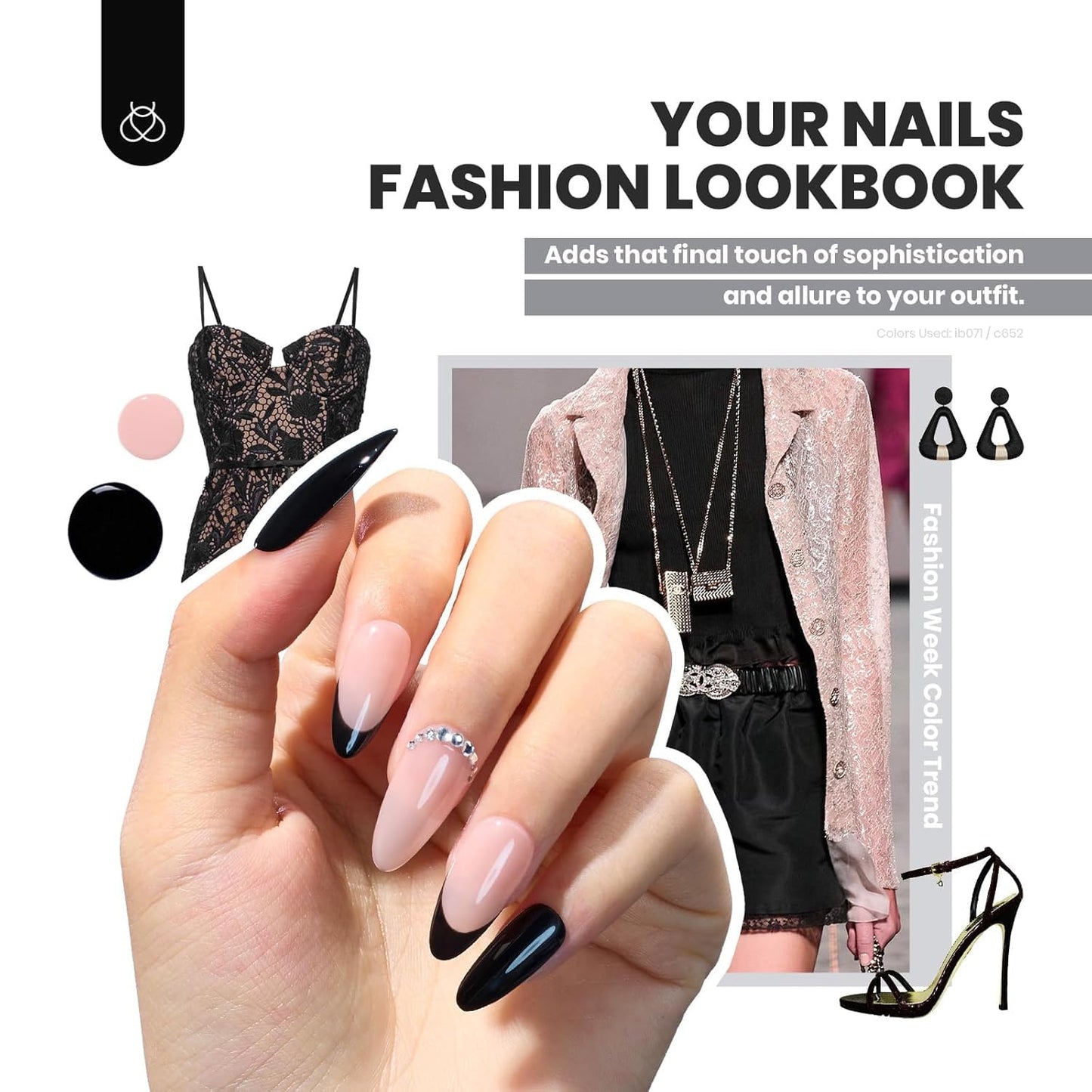 Beetles gel nail kit components including tools