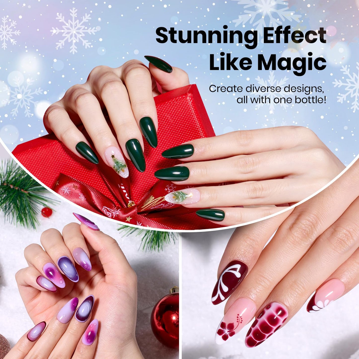 Using Beetles blooming gel with LED nail lamp