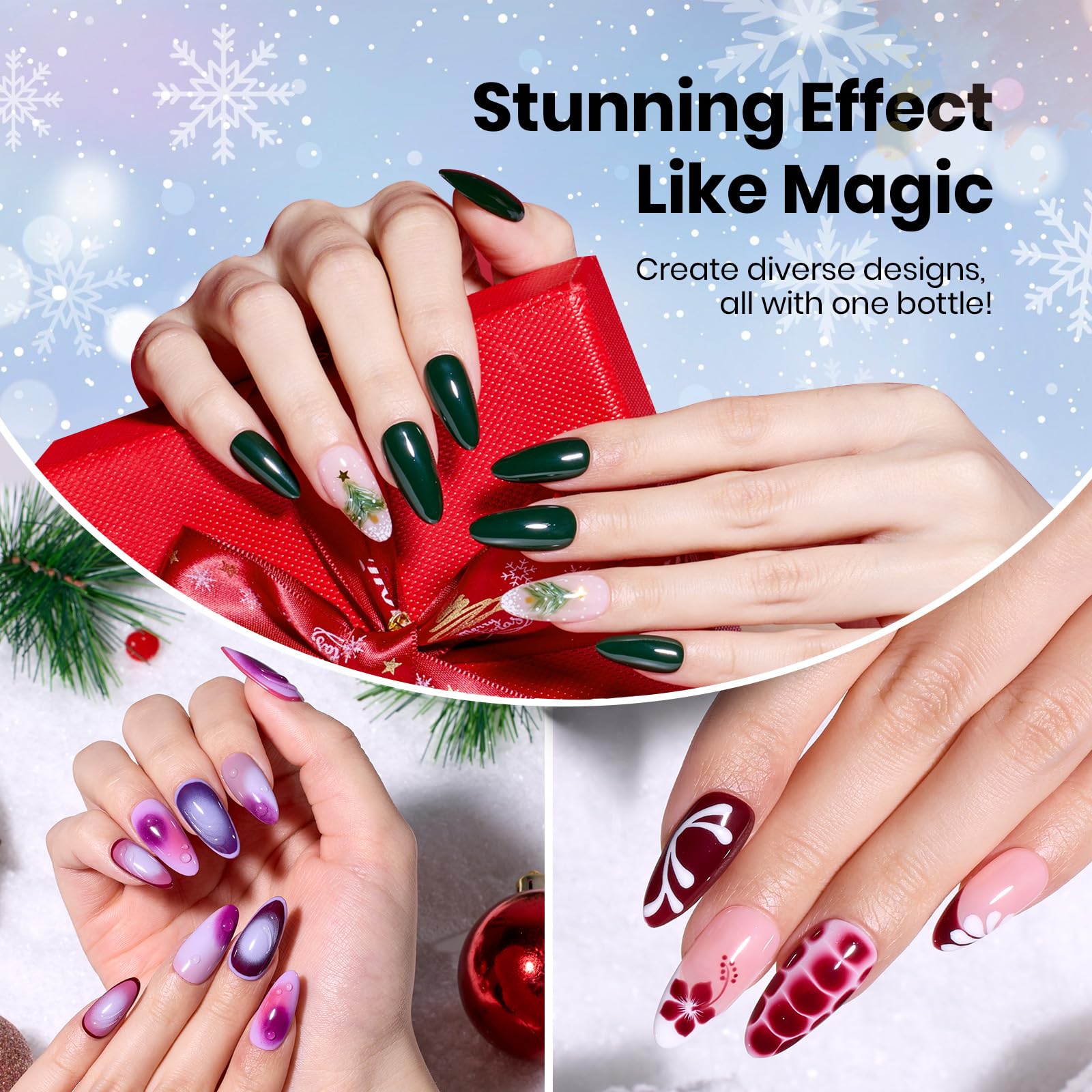 Using Beetles blooming gel with LED nail lamp