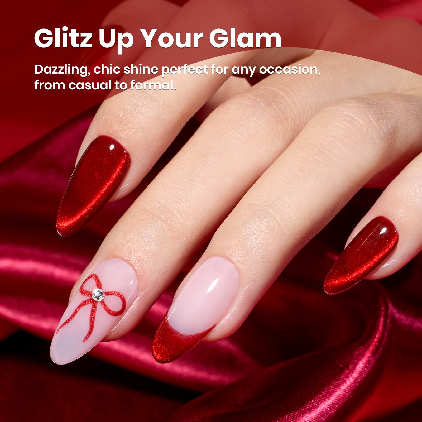 Beetles gel polish 15ml bottle with magnetic tool