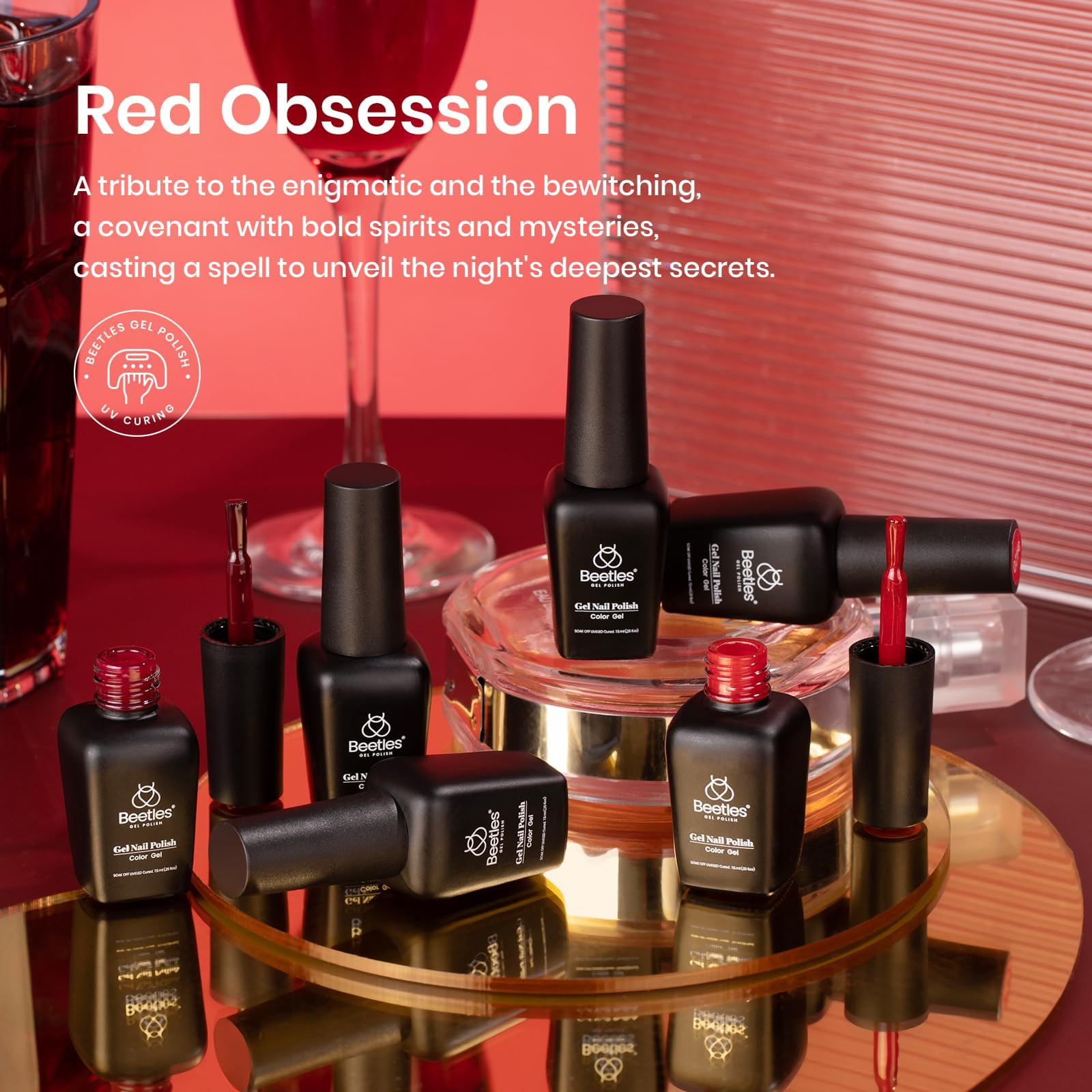 Beetles bloody mary gel polish collection bottles