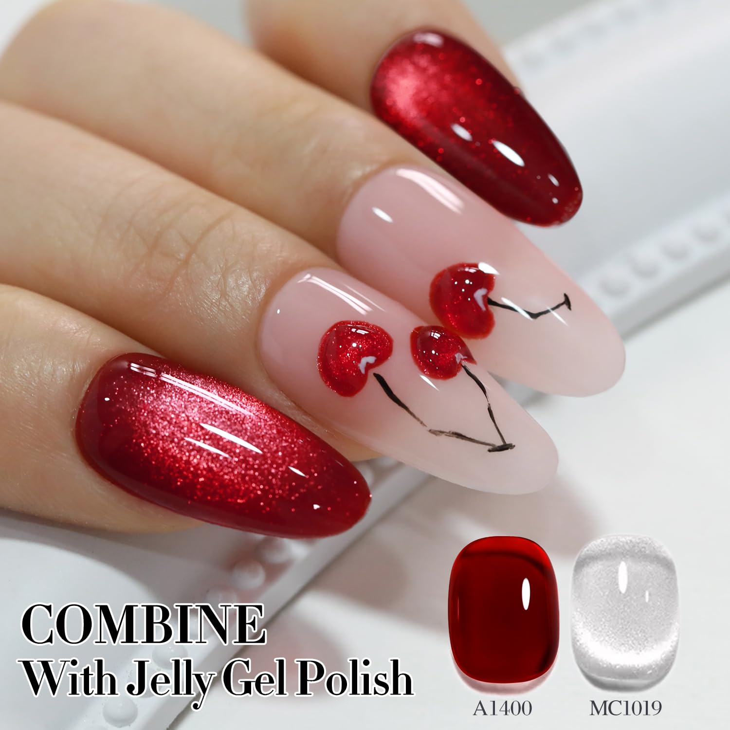 Double Rhythm 15 milliliter nail polish bottle and magnet tool