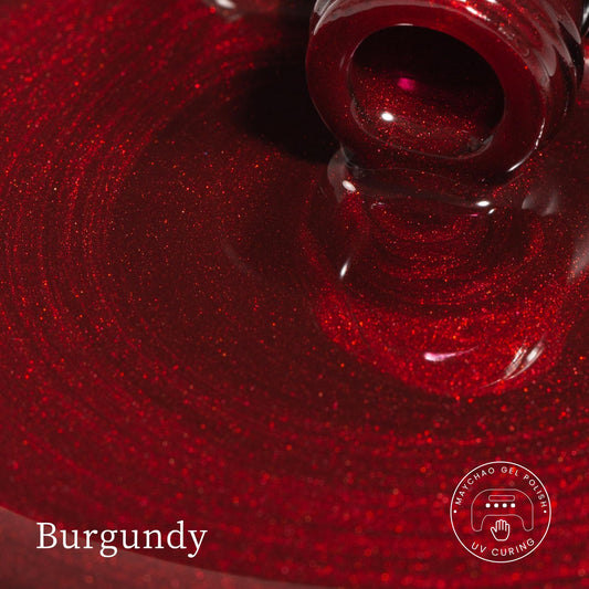 Maychao burgundy magnetic gel polish bottle and magnet