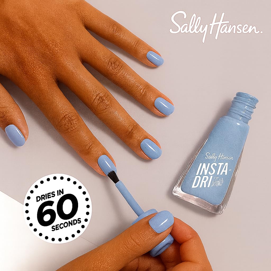 Sally Hansen Insta-Dri nail lacquer bottle details