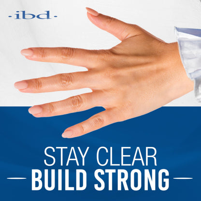 Professional IBD clear builder gel texture detail
