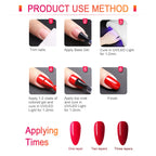 V Venalisa 15ml gel nail polish angled side profile view