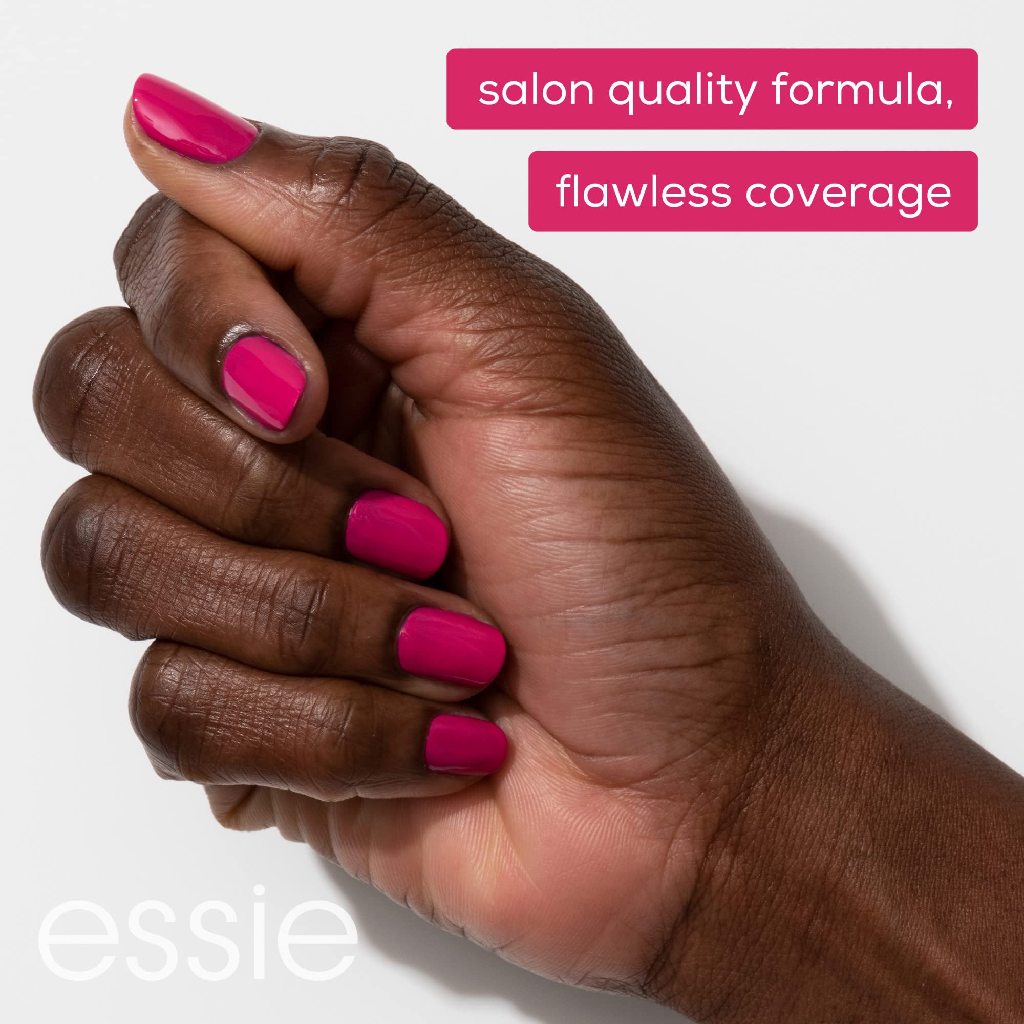 Top view of Essie Ballet Slippers bottle and brush