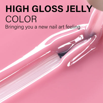 Aillsa Nude Pink Gel Polish for French manicure set