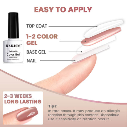 Rarjsm gel polish set for home salon use