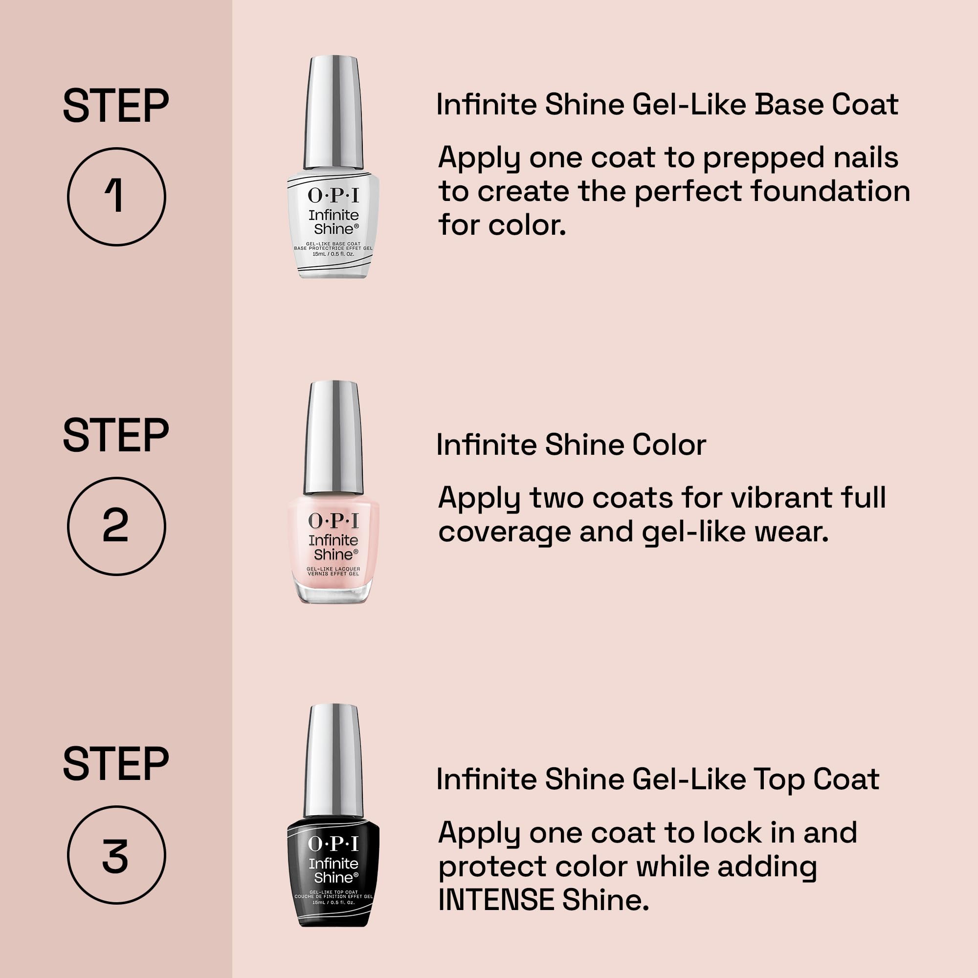 O.P.I 15 milliliter nail polish bottle and packaging