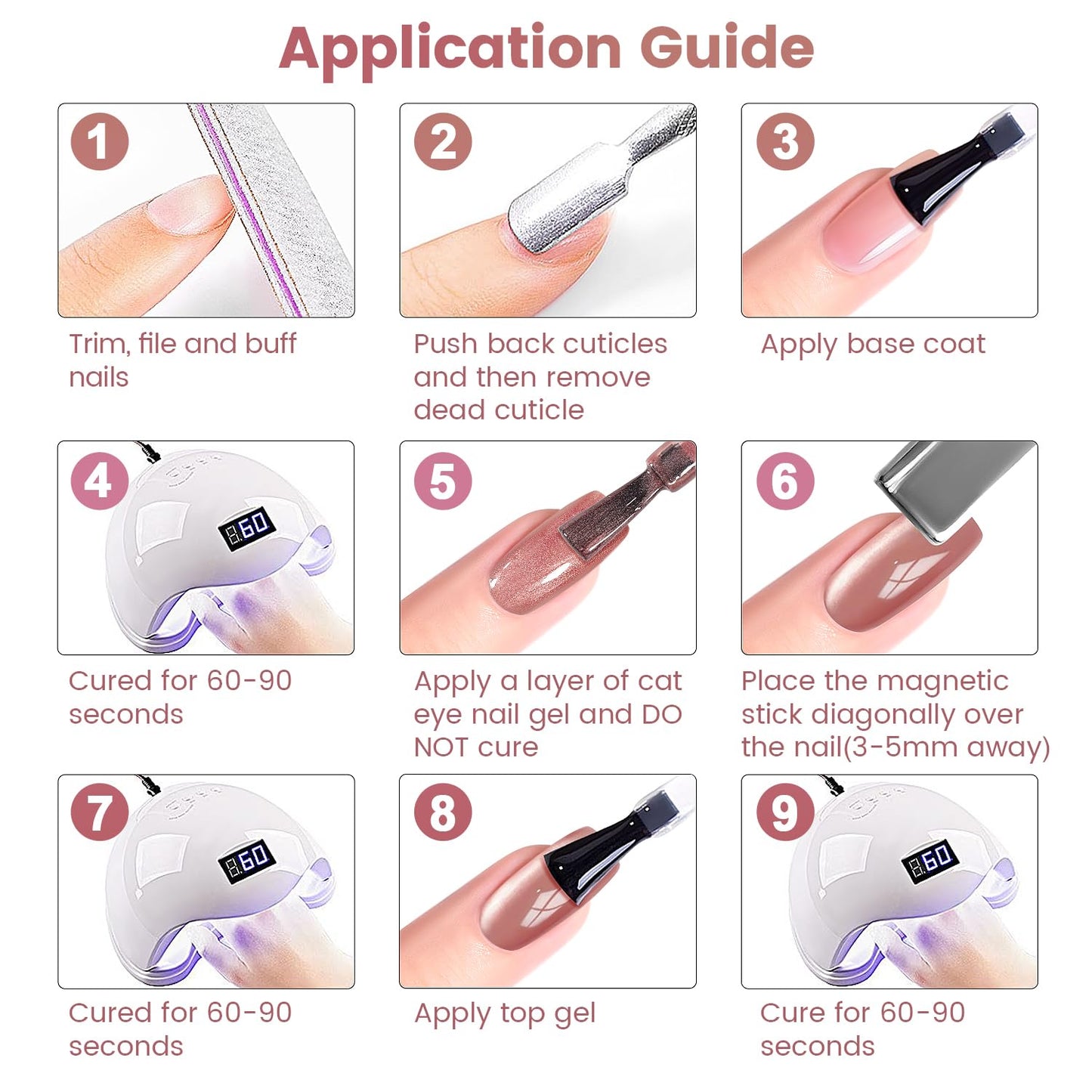 Detailed view of the magnetic stick included in the kit