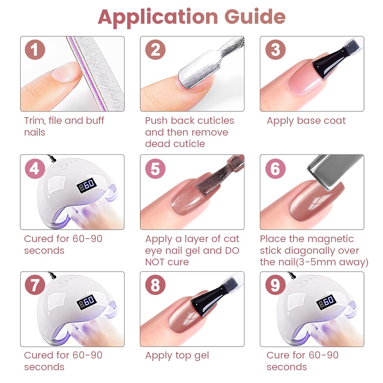 Detailed view of the magnetic stick included in the kit