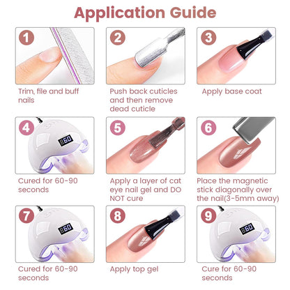 Detailed view of the magnetic stick included in the kit