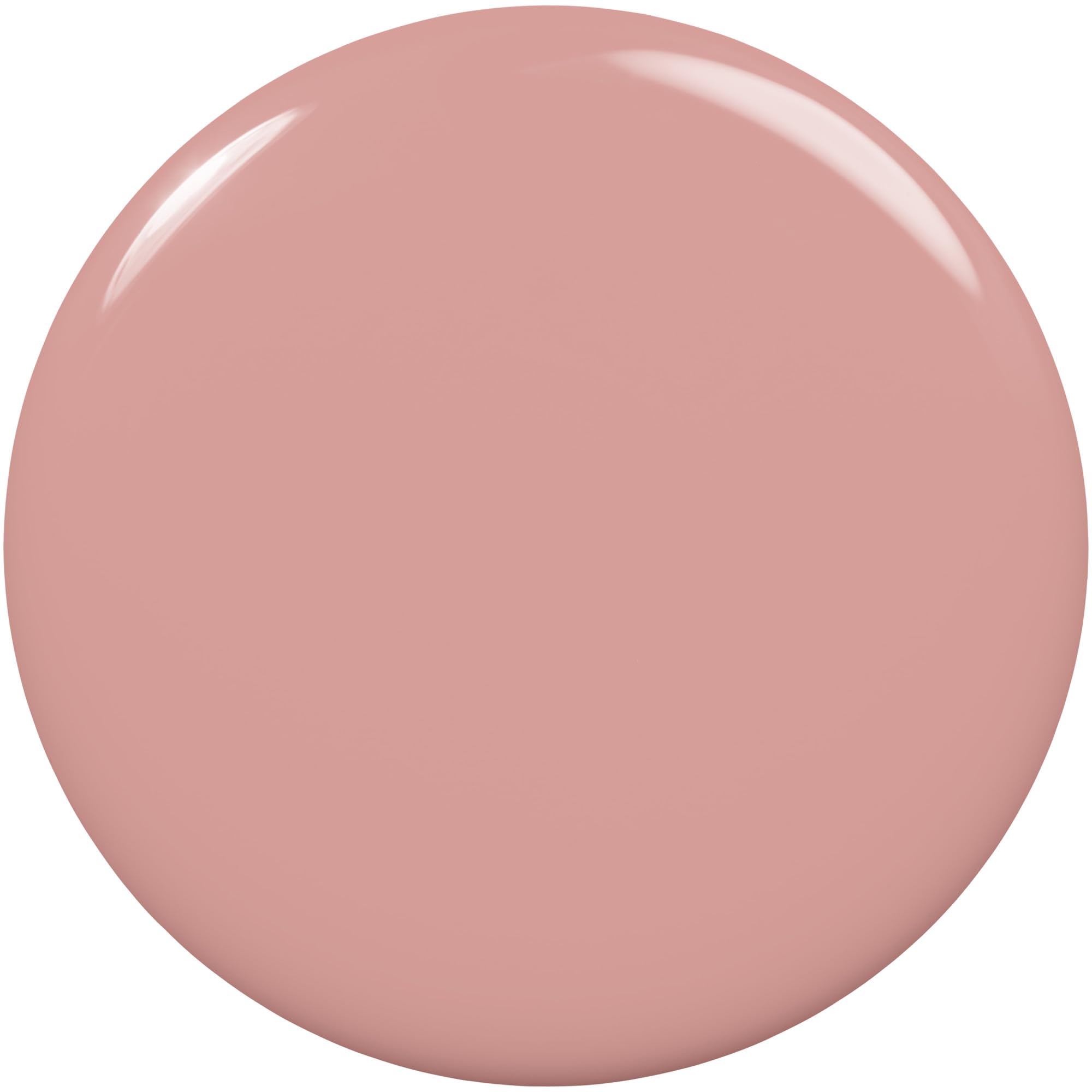 Close up of Essie Ladylike soft mauve pink nail color bottle