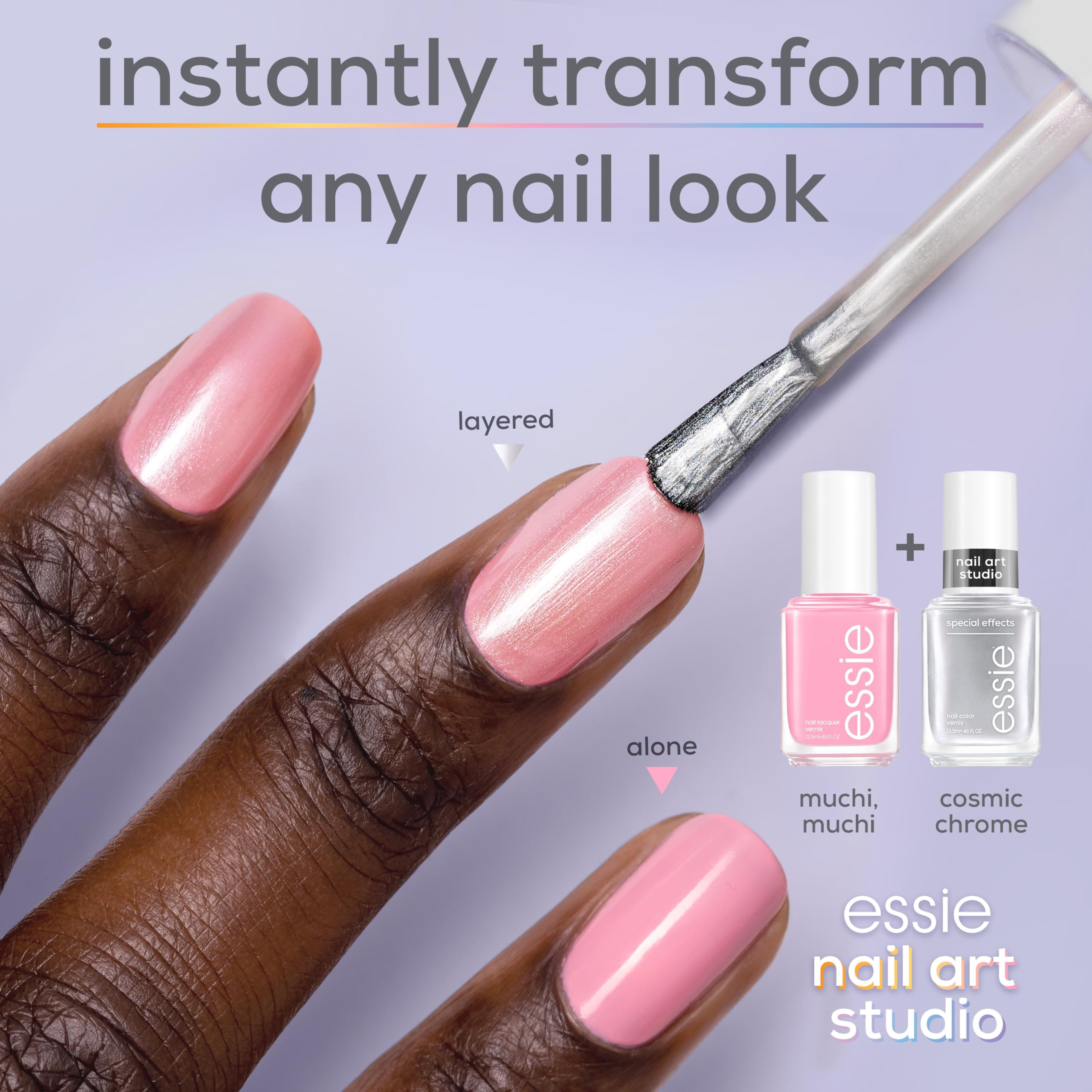 Essie special effects nail polish brush application