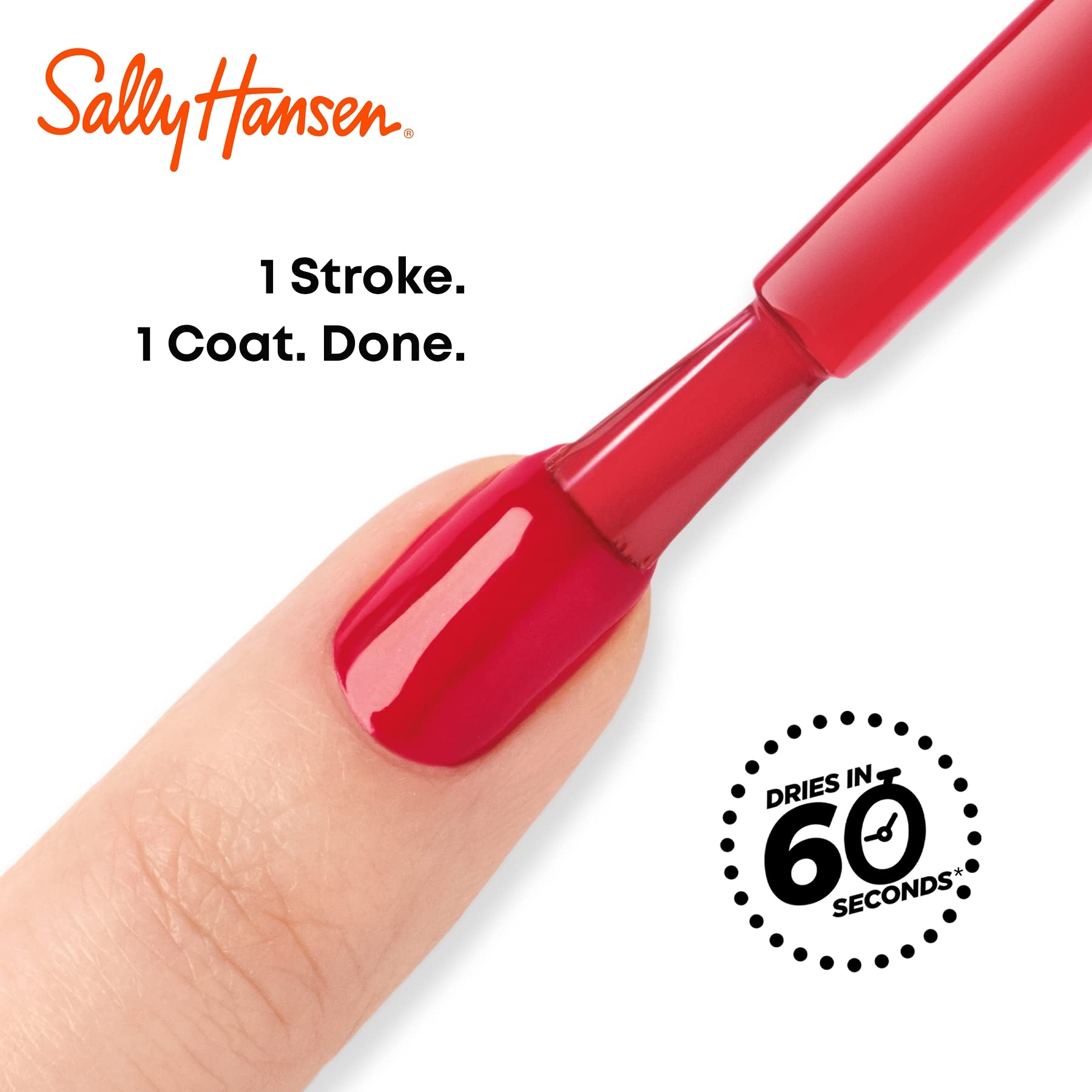 Top view of Sally Hansen Insta-Dri nail polish cap