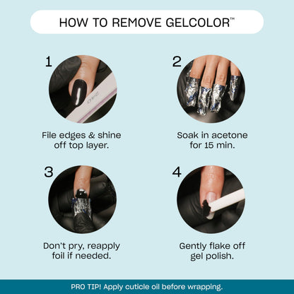 Side profile of OPI GelColor 0.5 fluid ounce bottle