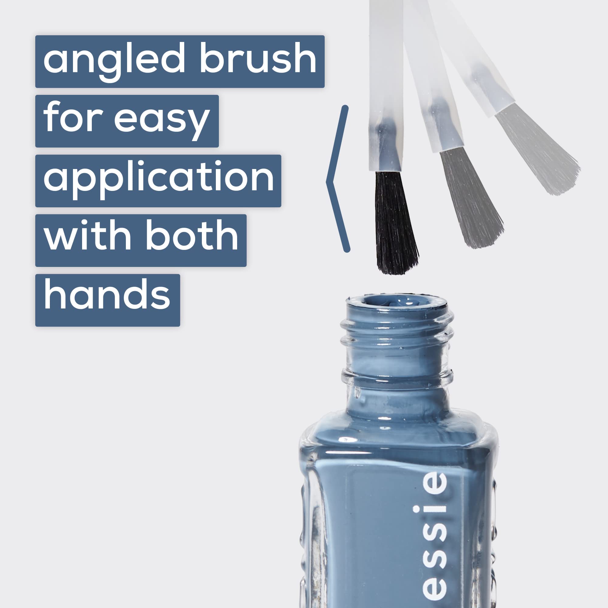 Authentic Essie Expressie nail polish packaging details and shade name