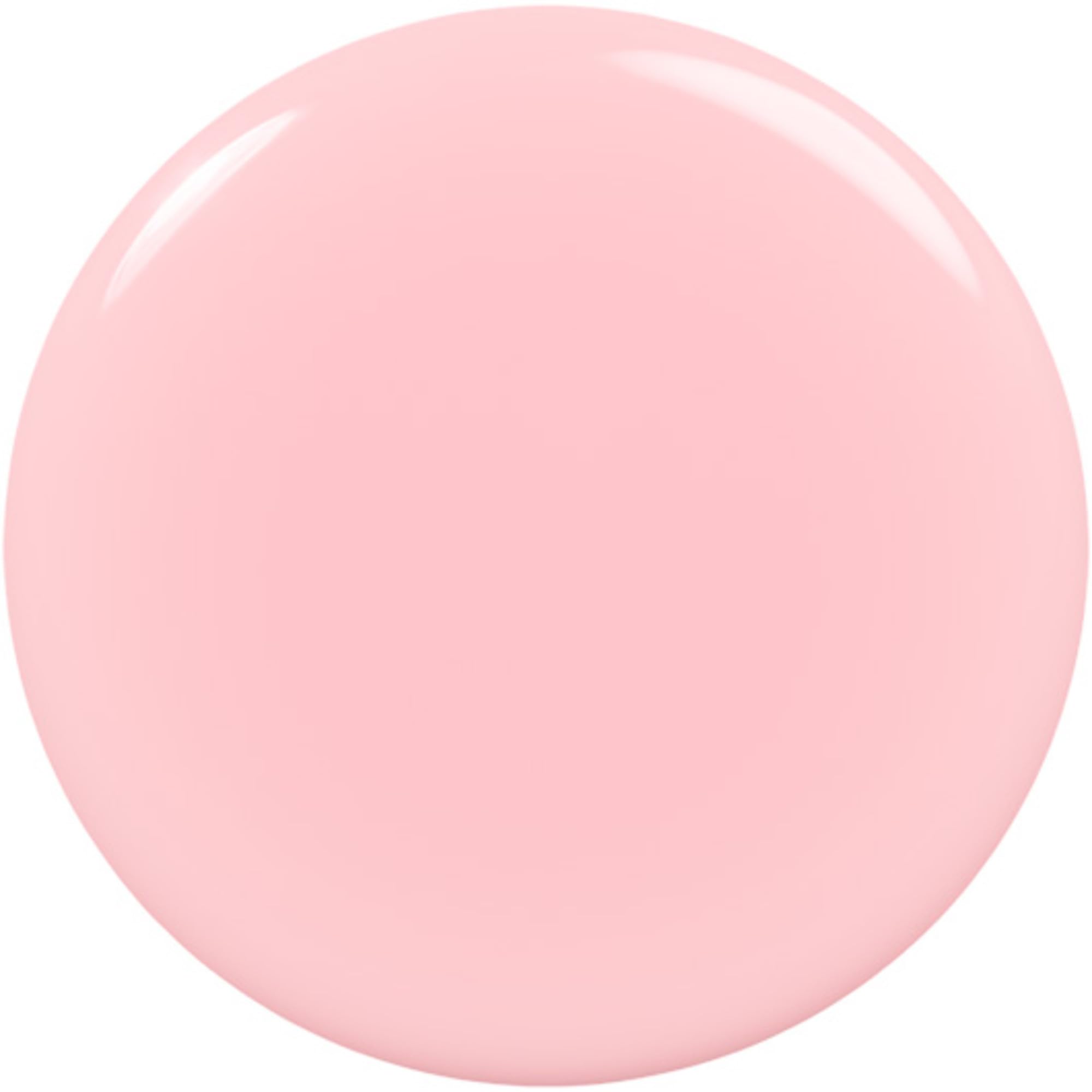 Close up of Essie Sheer Fantasy pink nail polish texture